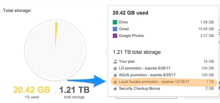 cách nhận 1TB dung lượng Google Drive miễn phí
